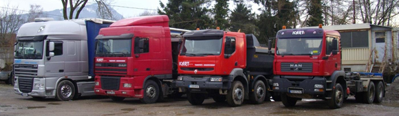 4 camion semi remorque - vidangeur